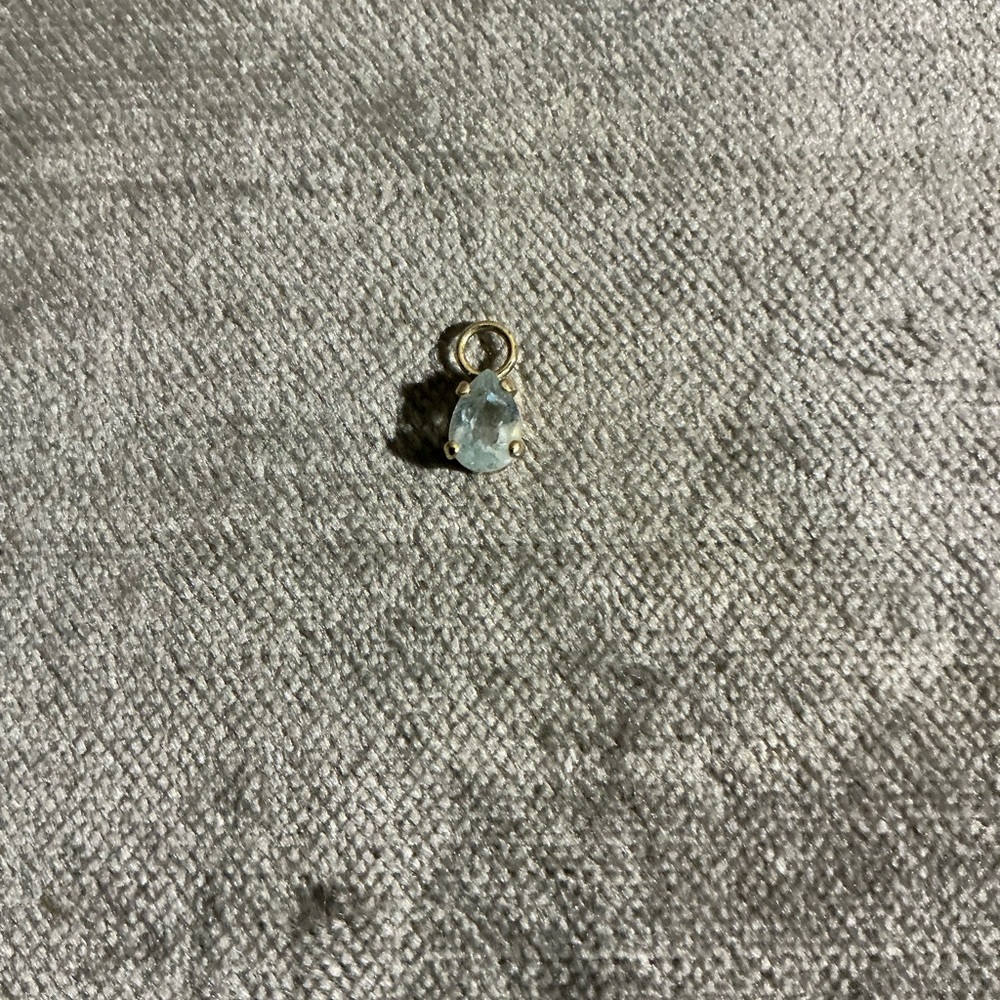 14k Aquamarine Charm - Picture 6 of 12
